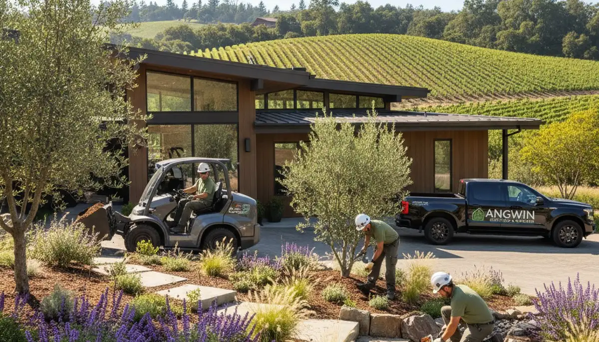 Santa Rosa, CA landscaping service for residential yard maintenance and design