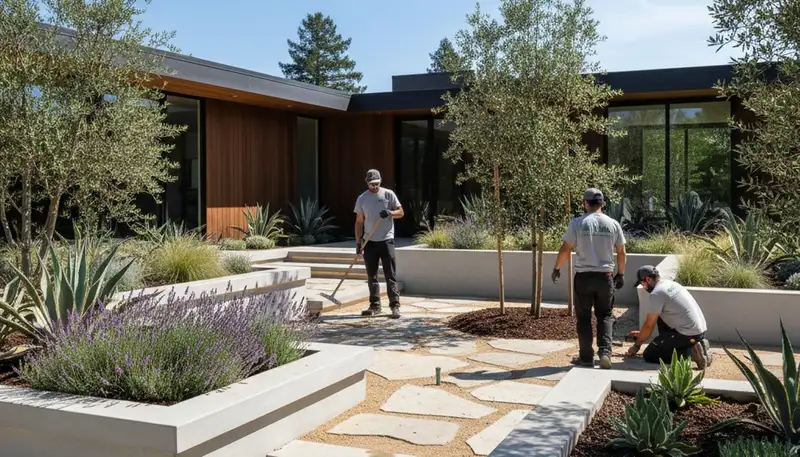 Landscaping service in Santa Rosa, CA for residential and commercial outdoor maintenance