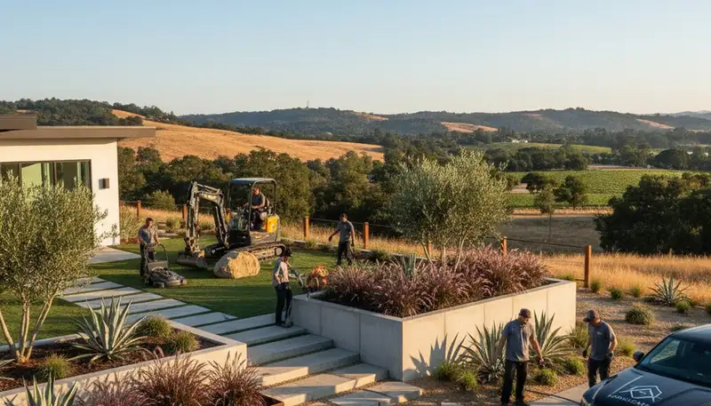 Landscaping service in Santa Rosa, CA by landscapingsantarosaca.com