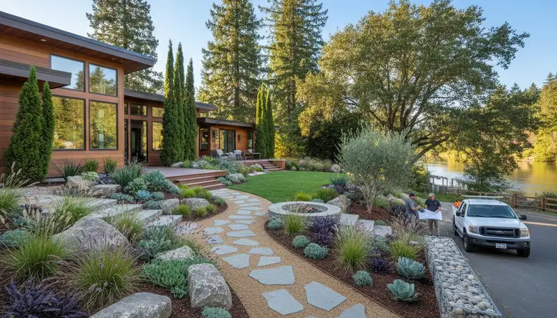Santa Rosa, CA landscaping services for residential and commercial outdoor property maintenance