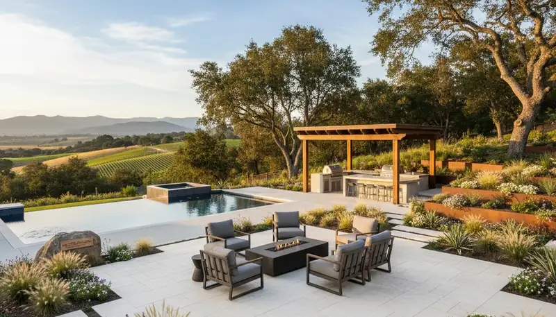 Landscaping service in Santa Rosa, CA for residential and commercial outdoor maintenance