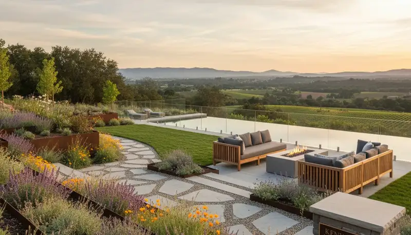 Santa Rosa, CA landscaping services for residential yards and garden maintenance