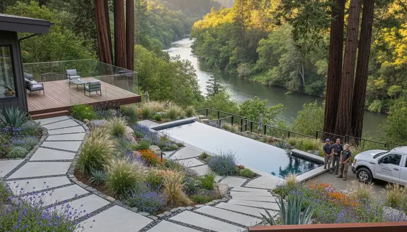 Landscaping services in Santa Rosa, CA for residential and commercial properties