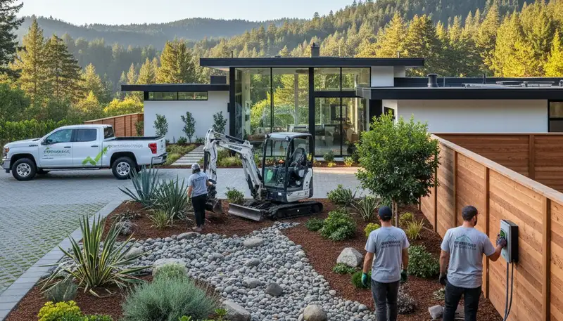 Landscaping services in Santa Rosa, CA for residential and commercial outdoor spaces