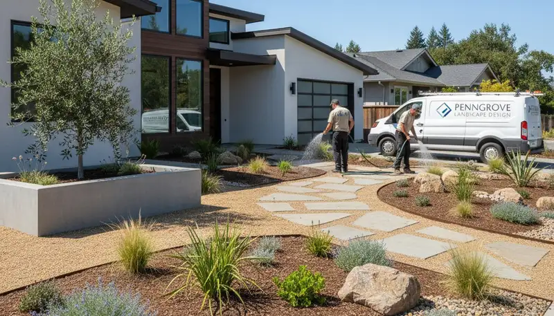 Landscaping crew serving Santa Rosa, CA with professional residential and commercial yard care