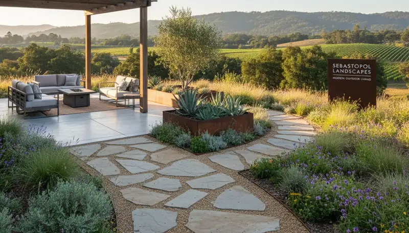 Landscaping team serving Santa Rosa, CA with professional yard maintenance and landscape care