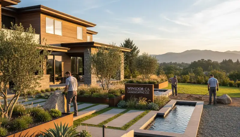 Landscaping service in Santa Rosa, CA for residential yard design and maintenance